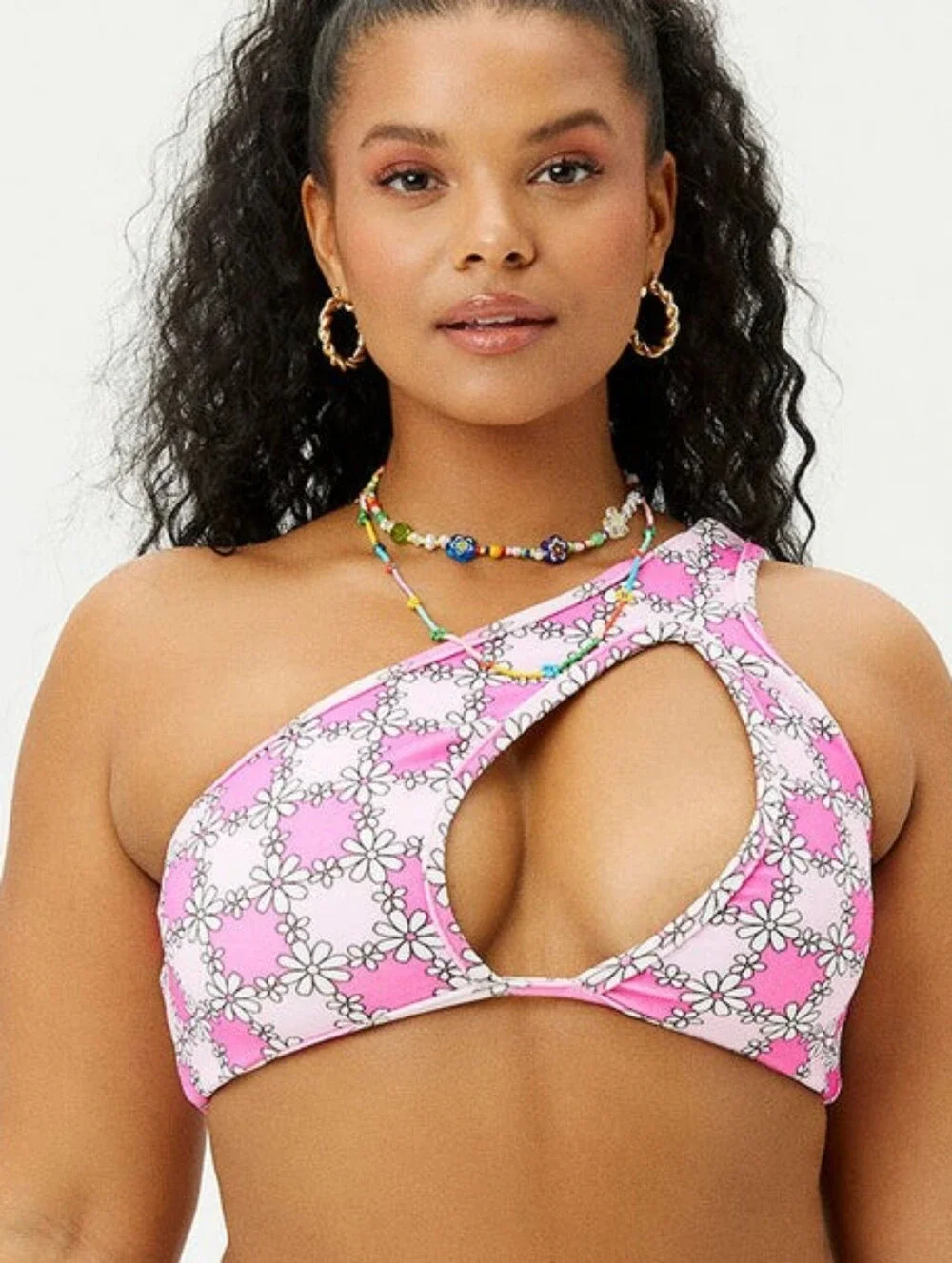 NWOT Frankie's Bikinis Terry Set - Size Large